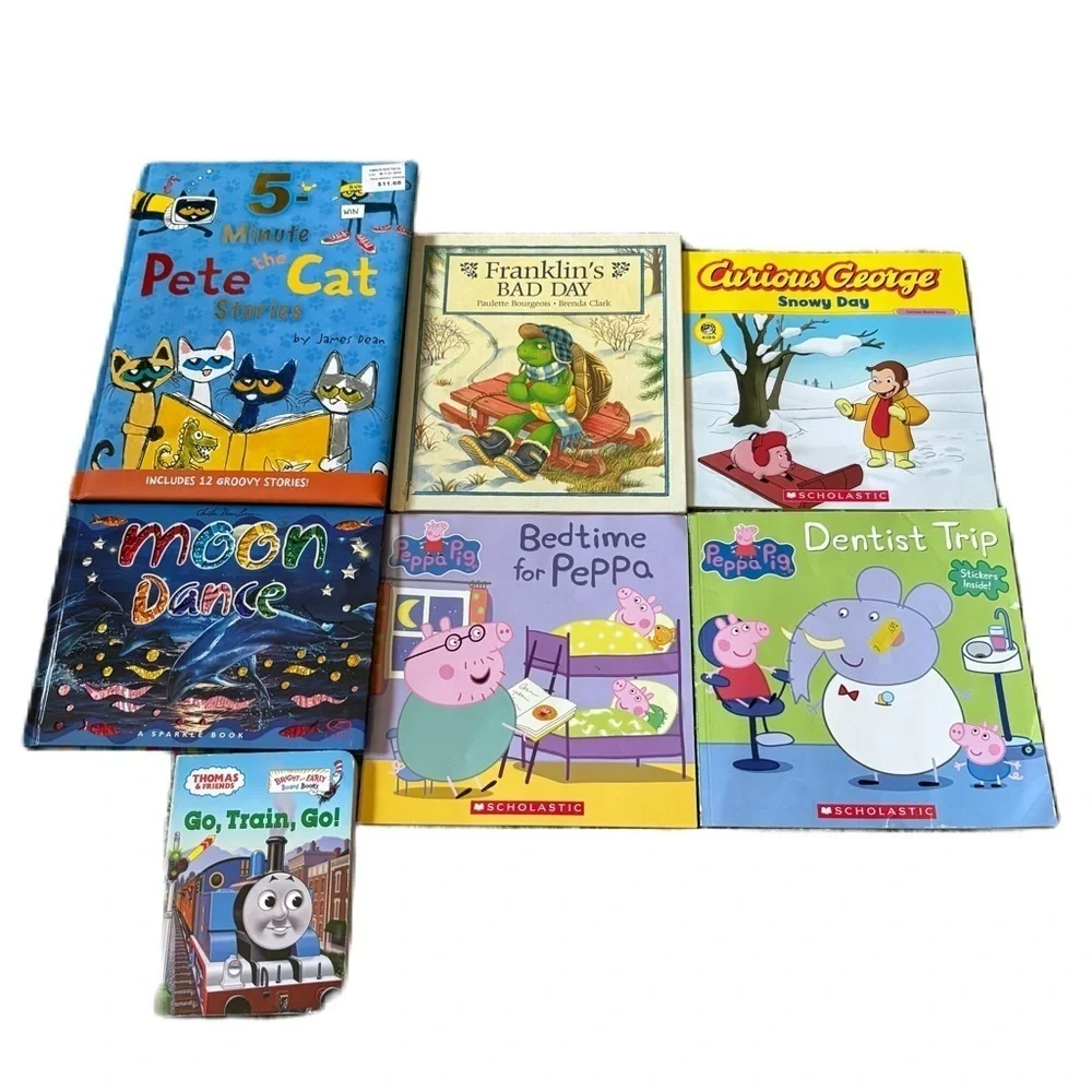 Storybook Collection Instant Library Book Bundle Lot Franklin Turtle Pete Cat